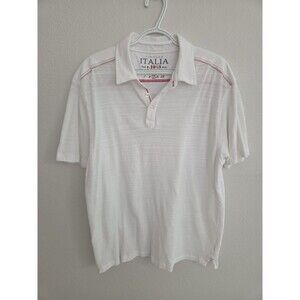 Vintage Italia C. 1958 White Cotton Polo Size L